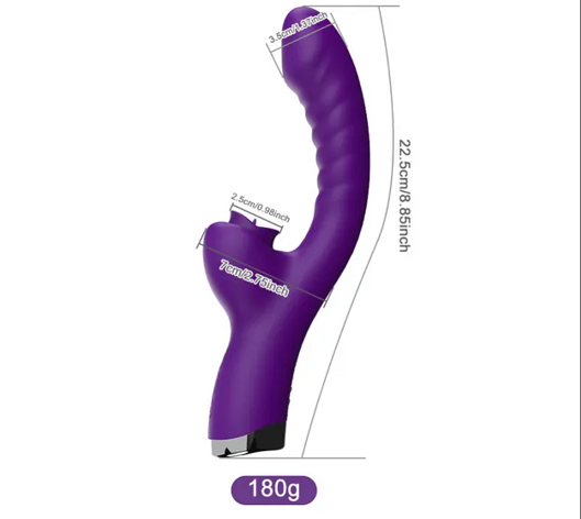 2 in1 vibrators clitoris teanga licking do mhná