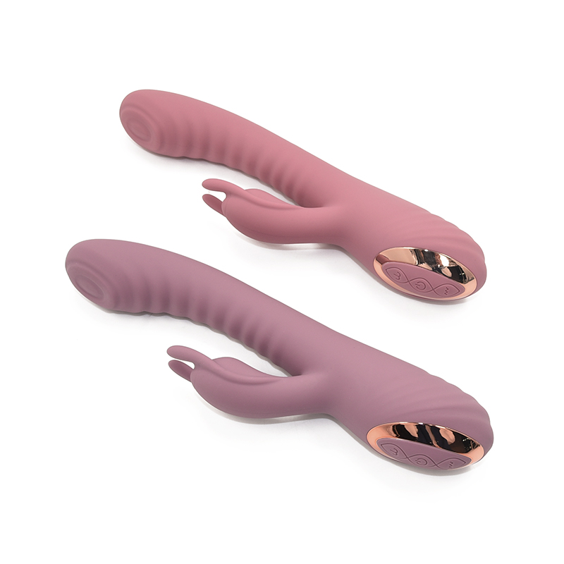 Mótar cumhachtach ag patáil silicone comhlacht sábháilte galánta a mhonarú bréagán do dhaoine fásta i vibrator coinín mórchóir.